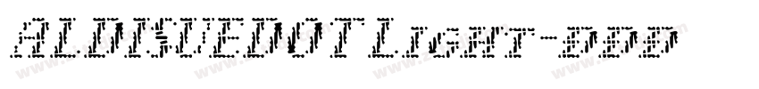 ALDISUEDOT Light字体转换 ALDISUEDOT Light字体转换